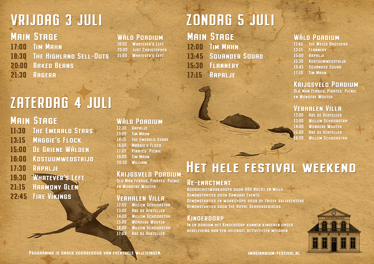 Programmaboekje Imaginarium 2026 - Speeltijden (1)